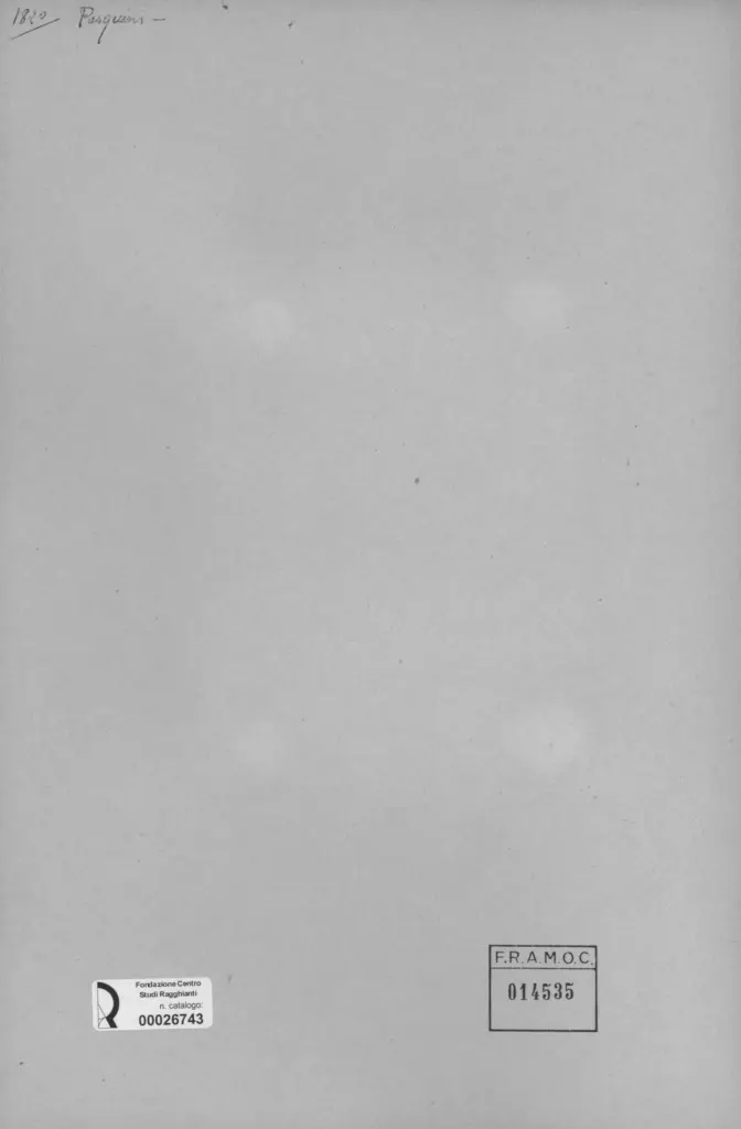 Anonimo , Pasquini, Armando; Pasquini, Sauro - sec. XX - Testa di donna , retro