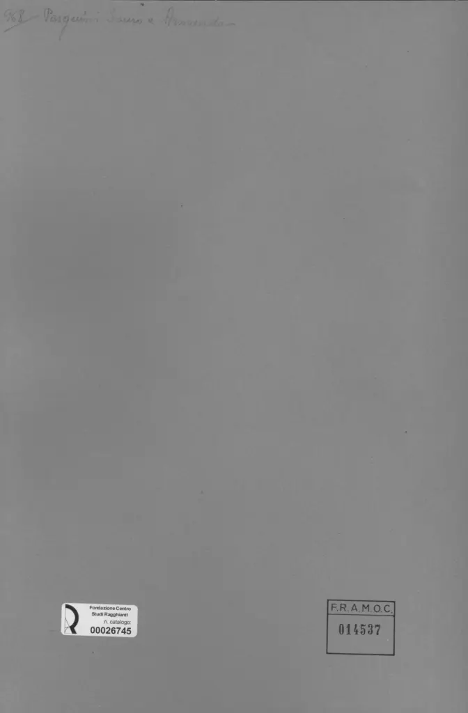 Anonimo , Pasquini, Armando; Pasquini, Sauro - sec. XX - Busto di Donna , retro