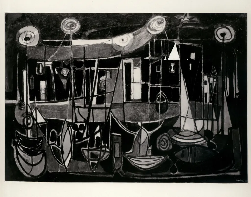 Giacomelli , Paulucci, Enrico - sec. XX - Festa notturna , fronte