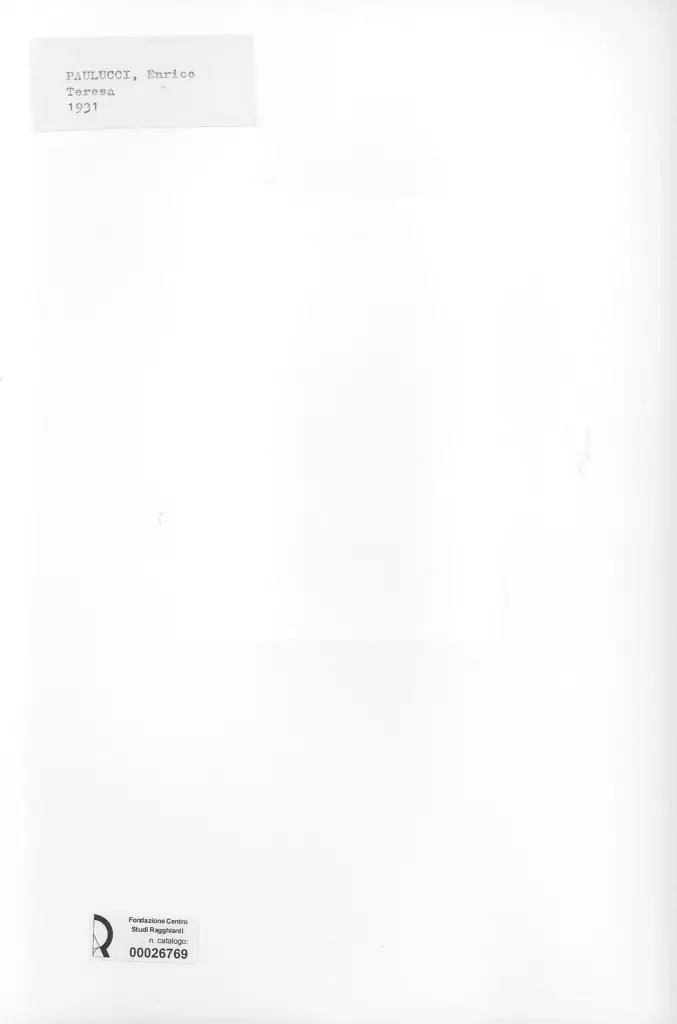 Anonimo, Anonimo , retro