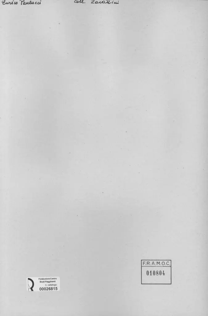 Anonimo, Anonimo , retro