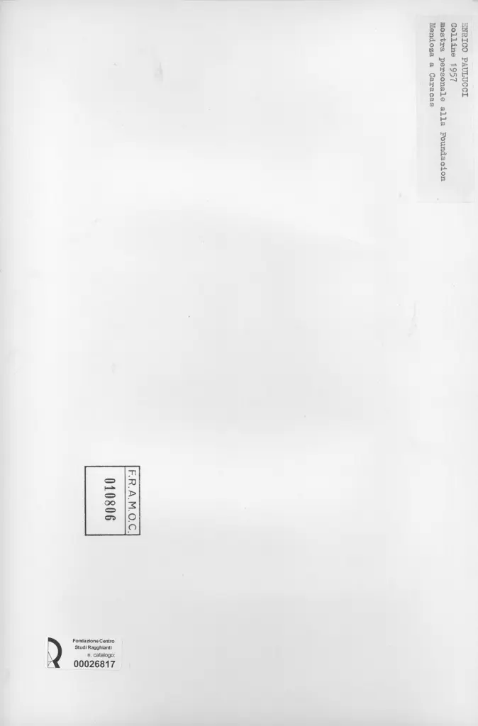 Anonimo , Paulucci, Enrico - sec. XX - , retro