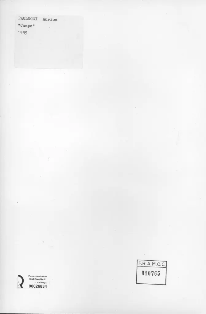 Anonimo, Anonimo , retro