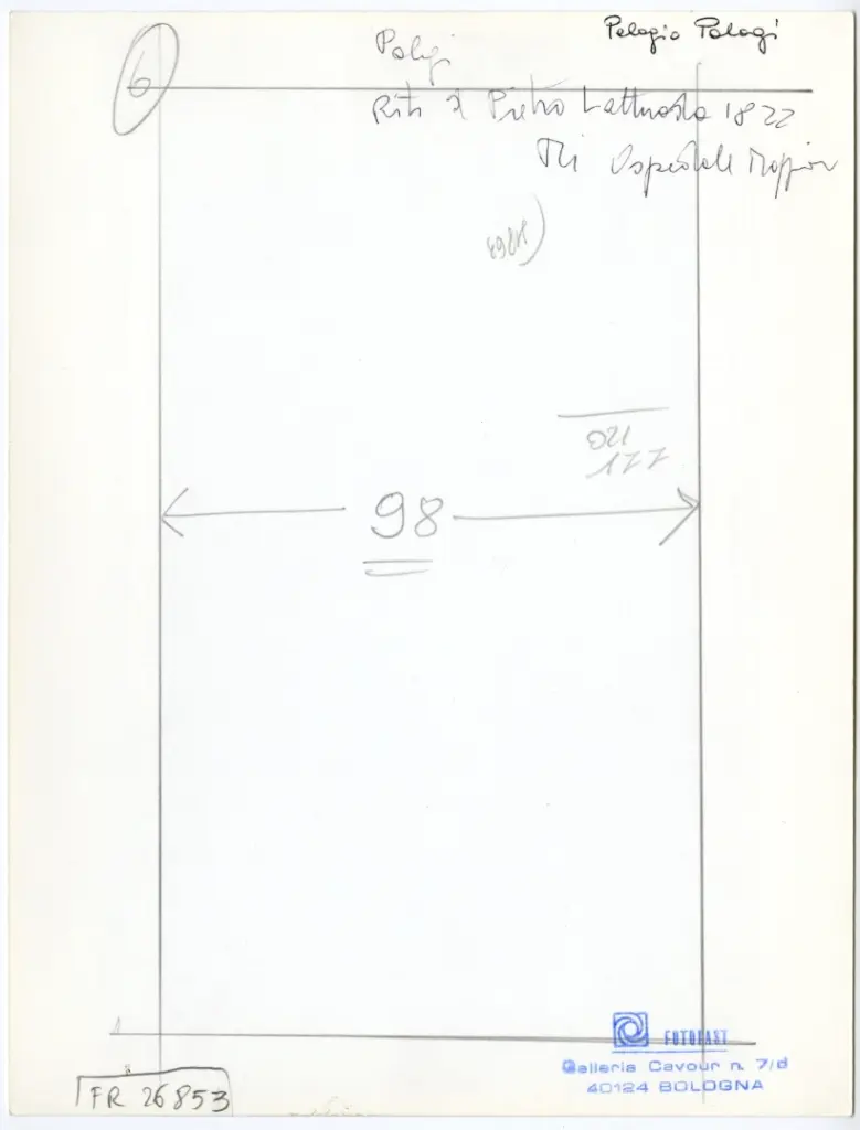 Fotofast , Palagi, Pelagio - sec. XIX - Ritratto di Pietro Lattuada , retro