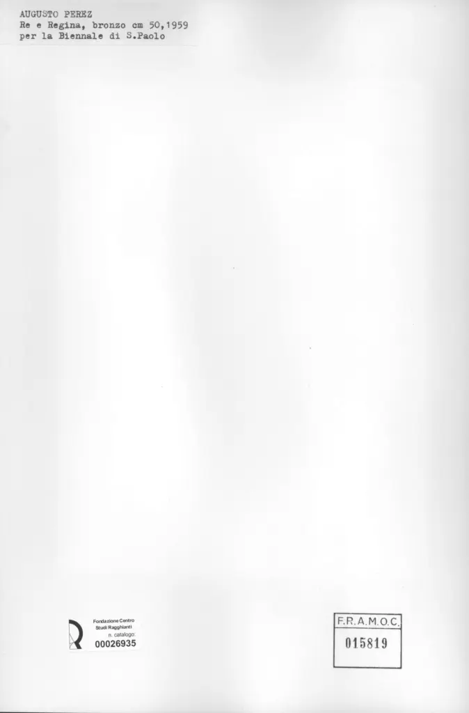 Anonimo , Perez, Augusto - sec. XX -