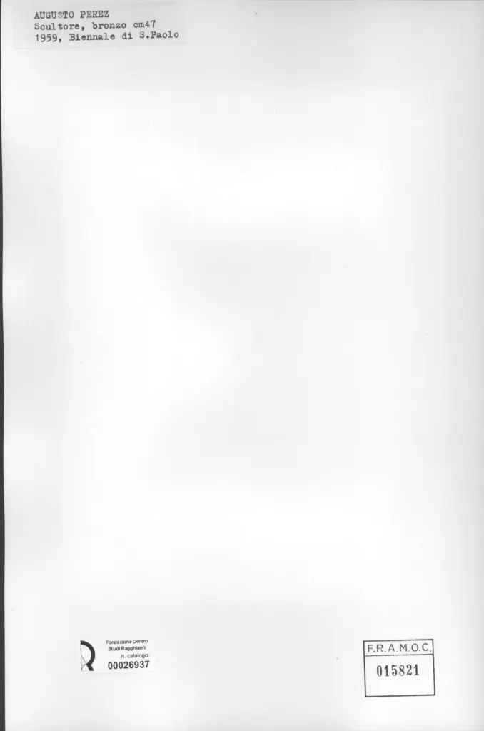 Anonimo , Perez, Augusto - sec. XX - , retro