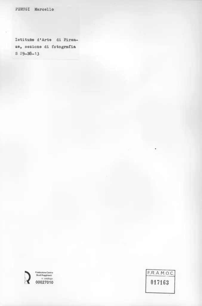 Anonimo , Perugi, Marcello - - , retro