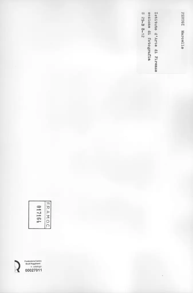 Anonimo , Perugi, Marcello - - , retro