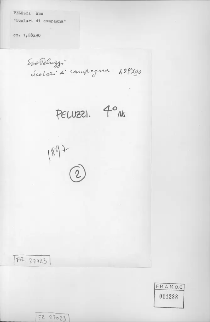 Anonimo, Anonimo , retro