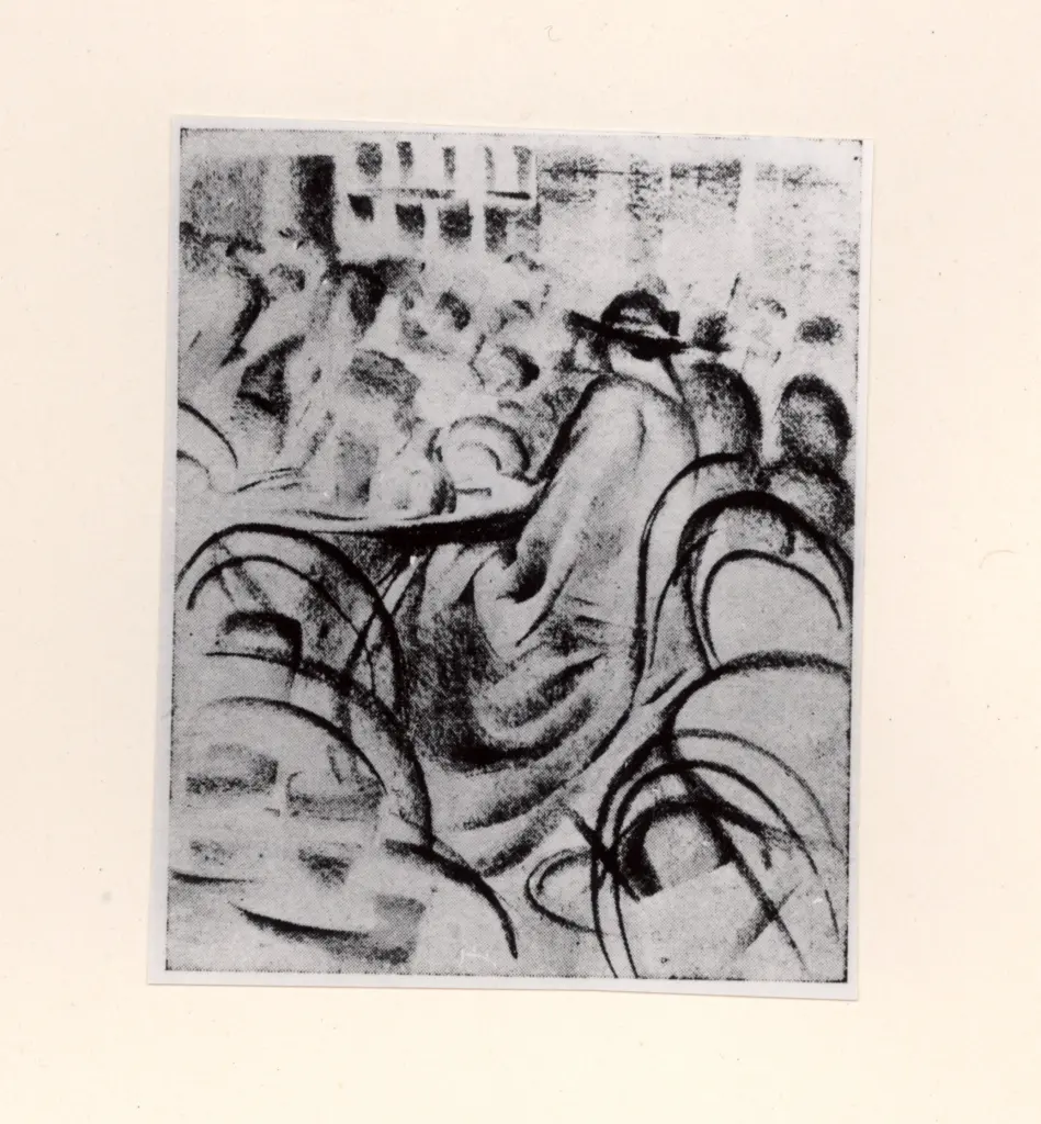 Anonimo , Petrella, Vittorio - sec. XX - Caff&egrave; Florian , fronte