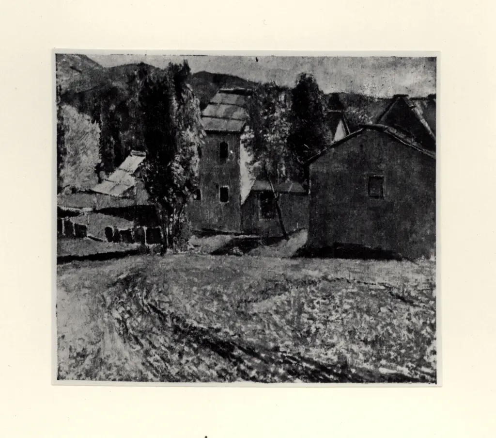 Anonimo , Pigato, Orazio - sec. XX - Casa di montagna , fronte