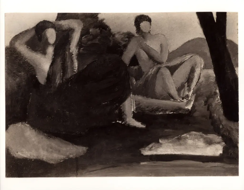 Anonimo , Pinna, Ottavio - sec. XX - Ritratto di donne , fronte