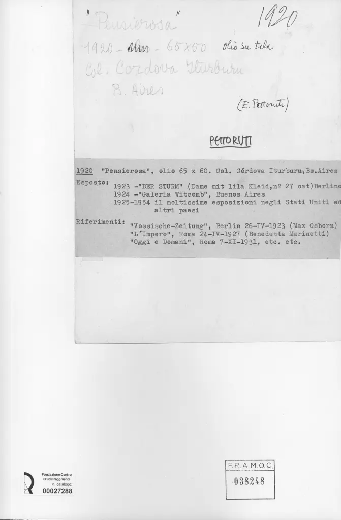 Anonimo , Pettoruti, Emilio ; Pettoruti, Emilio ; Pettoruti, Emilio ; Pettoruti, Emilio ; Pettoruti, Emilio ; Pettoruti, Emilio - sec. XX; sec. XX; sec. XX; sec. XX; sec. XX; sec. XX - , retro