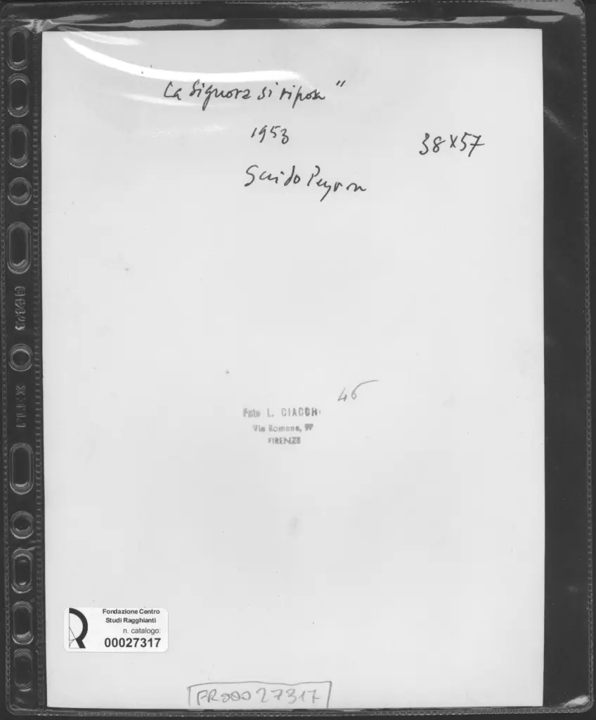 Ciacchi, Leonello , retro