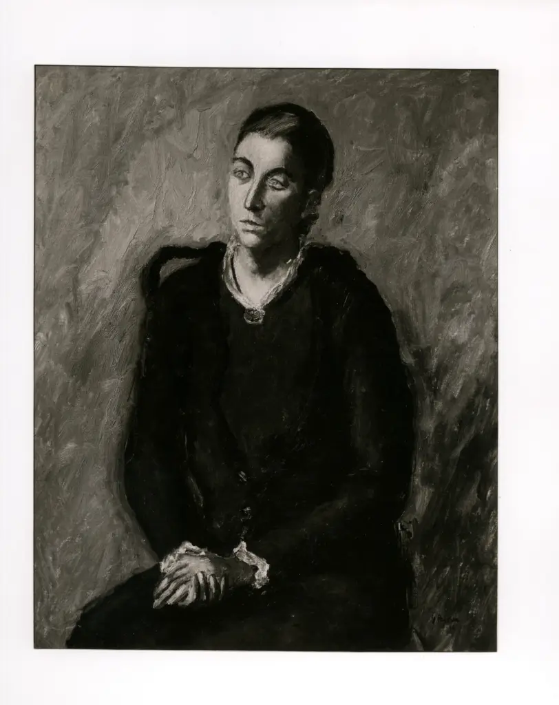 Anonimo , Peyron, Guido - sec. XX - Figura seduta , fronte