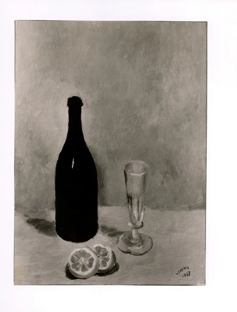 Anonimo , Peyron, Guido - sec. XX - Natura morta , fronte