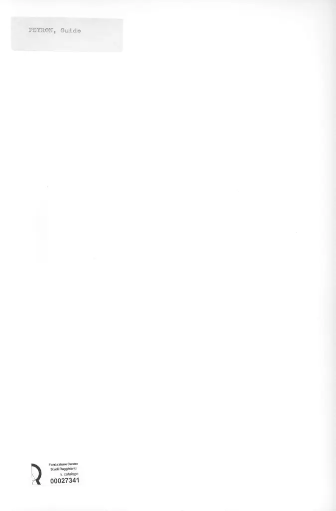 Anonimo , Peyron, Guido - sec. XX - Natura morta , retro