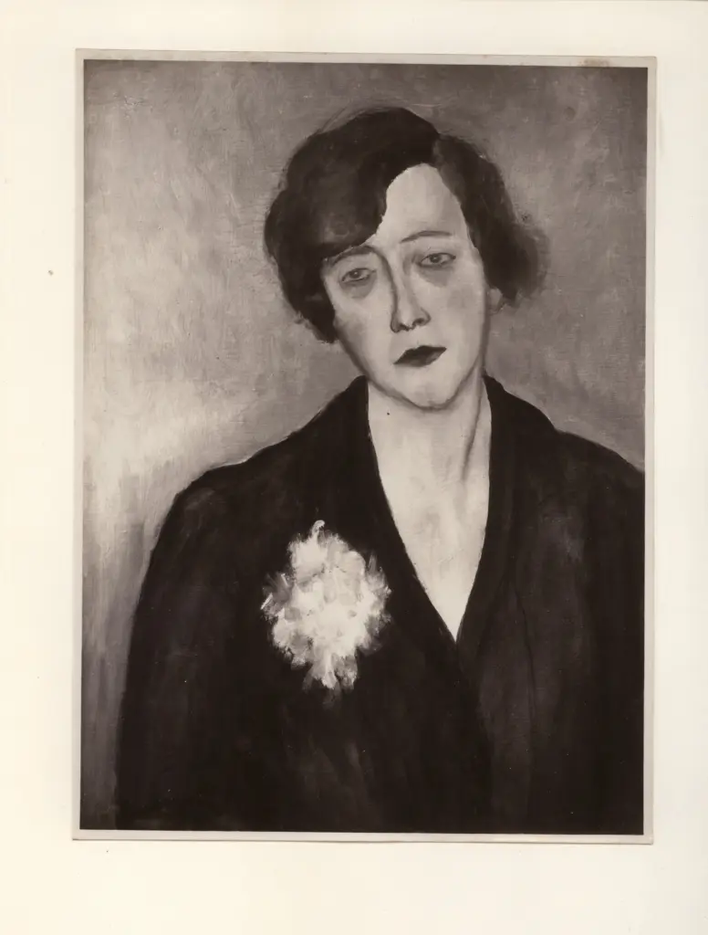 Anonimo , Peyron, Guido - sec. XX - Ritratto di donna , fronte