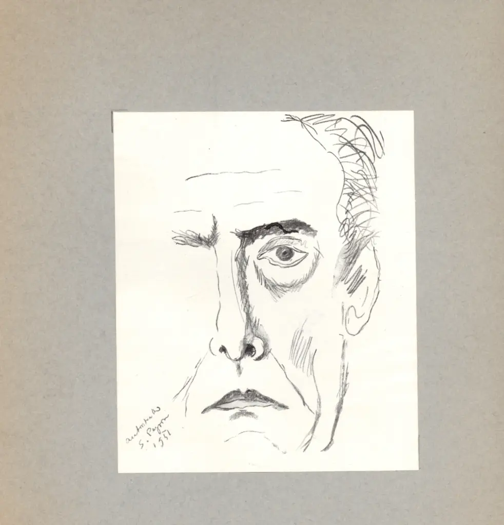 Anonimo , Peyron, Guido - sec. XX - Autoritratto