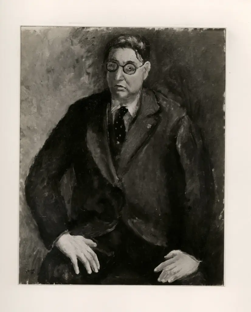 Giacomelli , Peyron, Guido - sec. XX - Ritratto del Prof. G. Pasquali , fronte