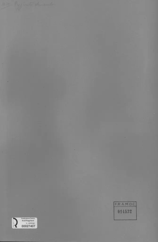 Anonimo , Pizzinato, Armando - - , retro