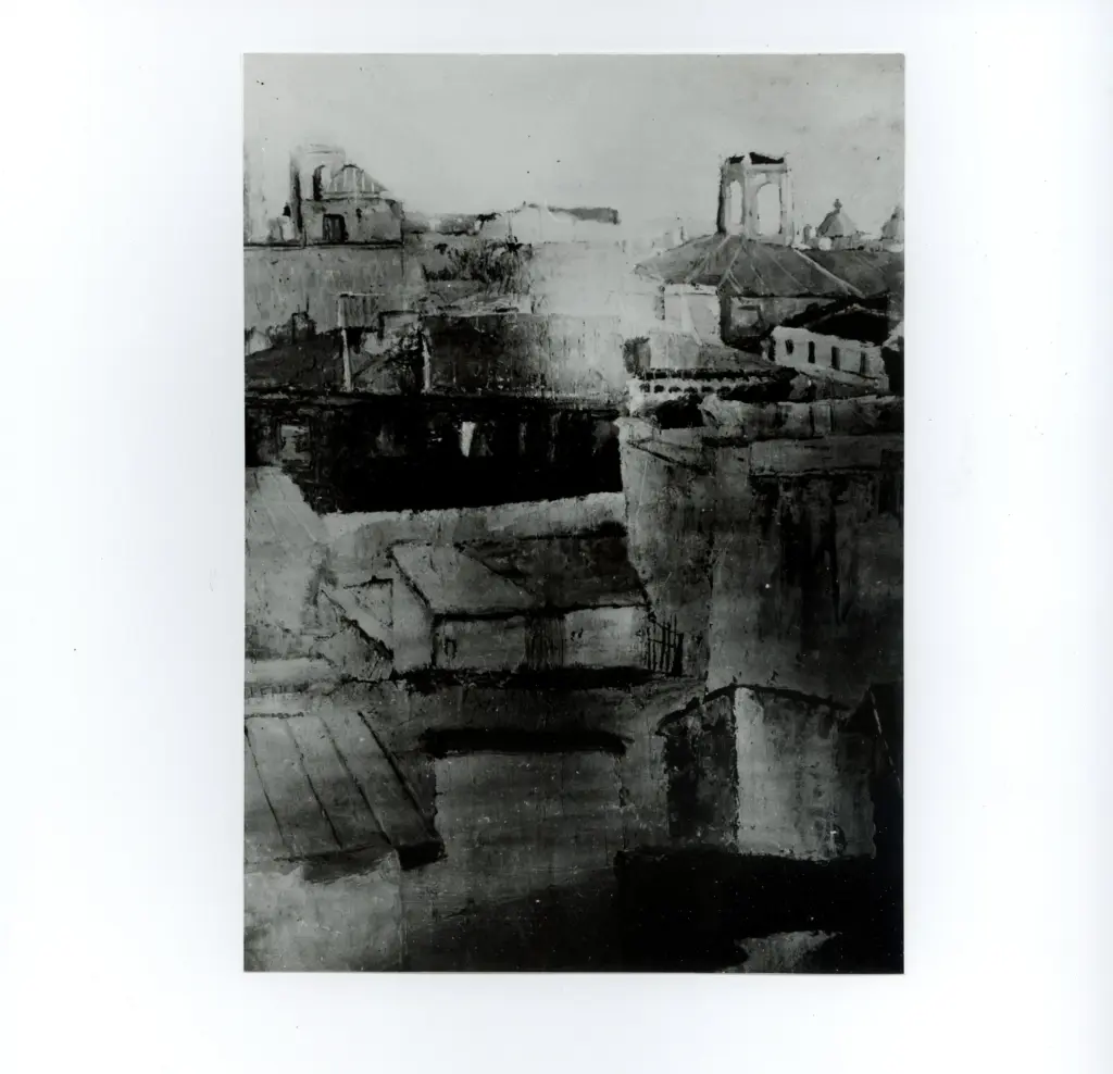 Anonimo , Pirandello, Fausto - sec. XX - Paesaggio