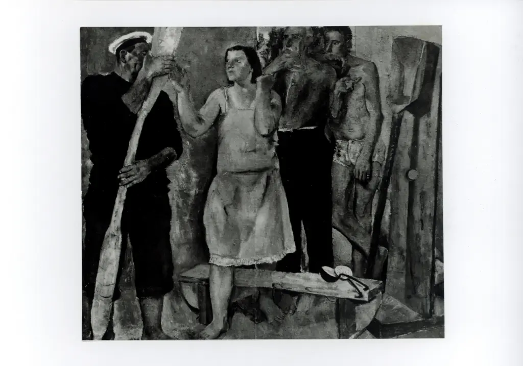 Anonimo , Pirandello, Fausto - sec. XX - Figure , fronte