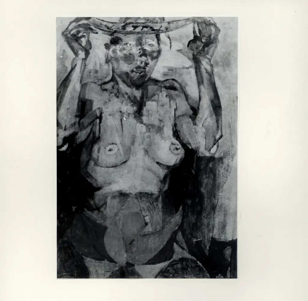 Anonimo , Pirandello, Fausto - sec. XX - Nudo di donna