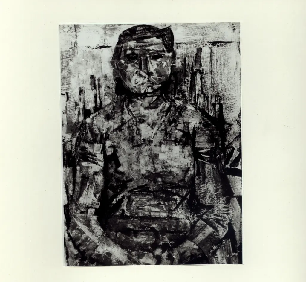 Anonimo , Pirandello, Fausto - sec. XX - Ritratto , fronte