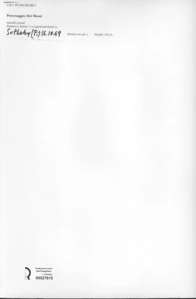 Anonimo, Anonimo , retro