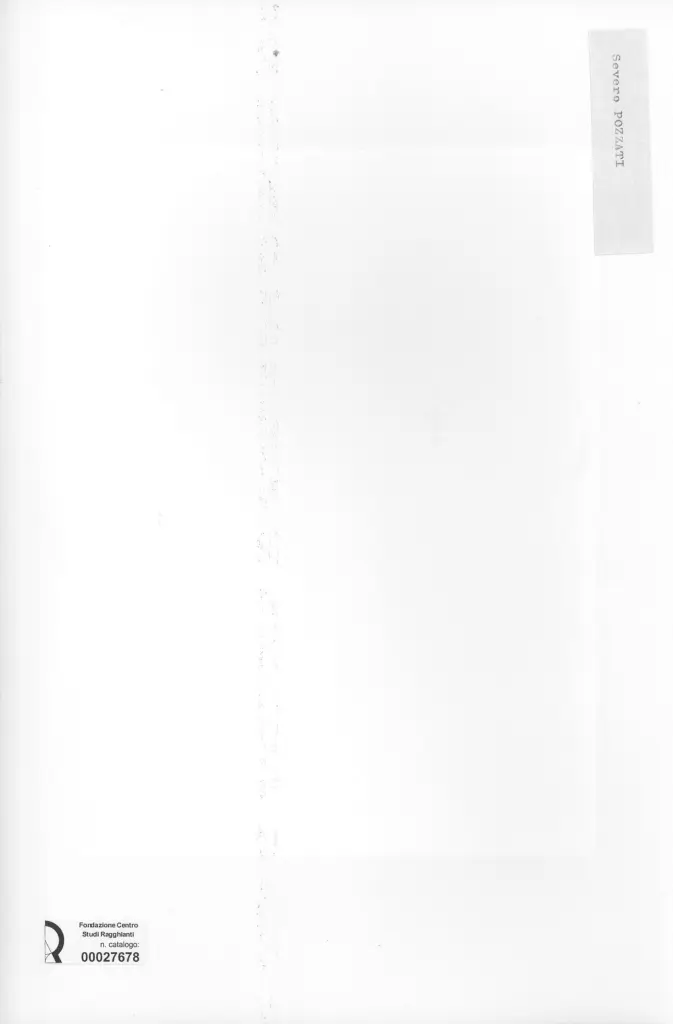 Anonimo , Pozzati, Severo - sec. XX - Alberi , retro