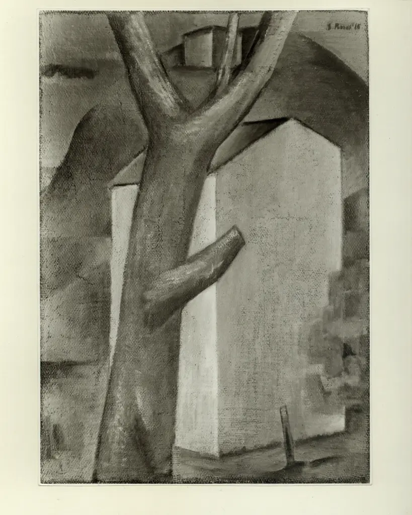 Anonimo , Pozzati, Severo - sec. XX - , fronte