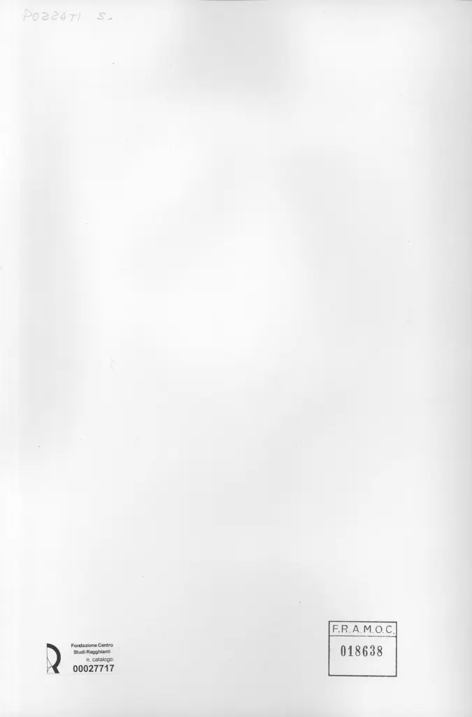 Anonimo , Pozzati, Severo - - , retro