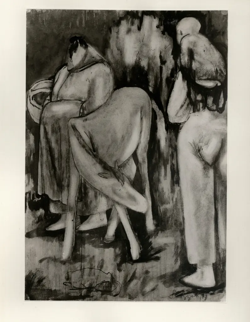 Anonimo , Pozzati, Severo - sec. XX - , fronte