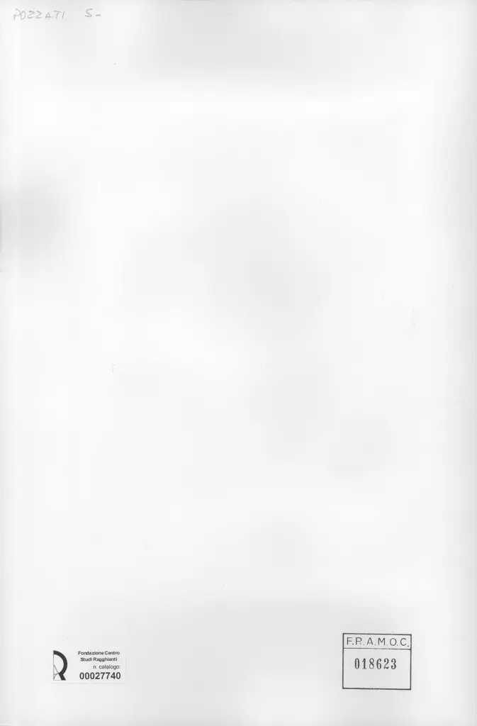 Anonimo , Pozzati, Severo - sec. XX - Contadino con paese alle spalle , retro