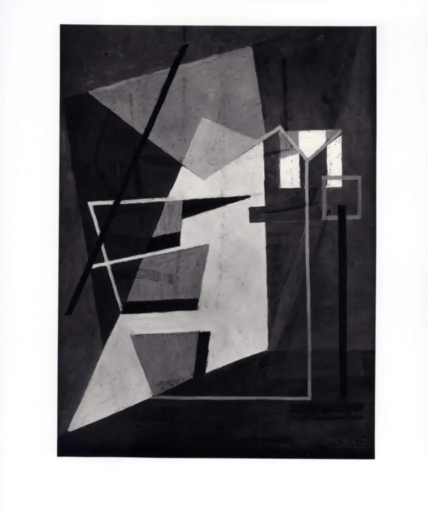 Fotografia Ferruzzi , Prampolini, Enrico - sec. XX - Architettura spaziale cromatica , fronte