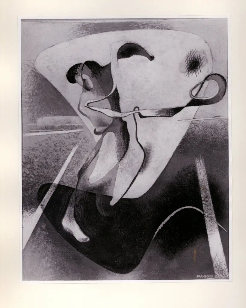 Universit&agrave; di Pisa. Dipartimento di Storia delle Arti , Prampolini, Enrico - sec. XX , fronte