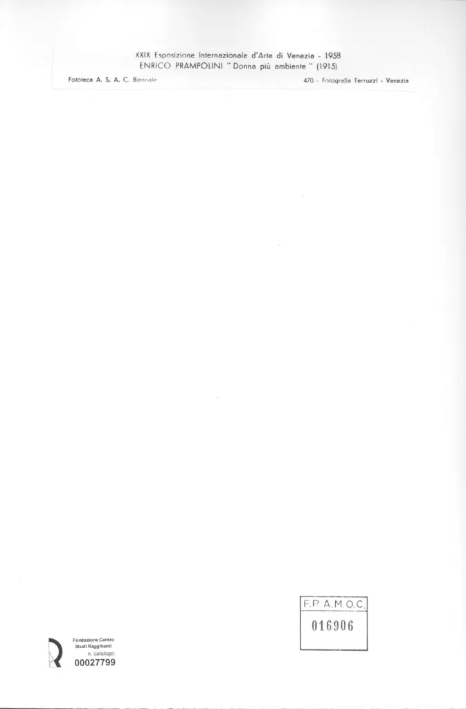 Fotografia Ferruzzi , retro