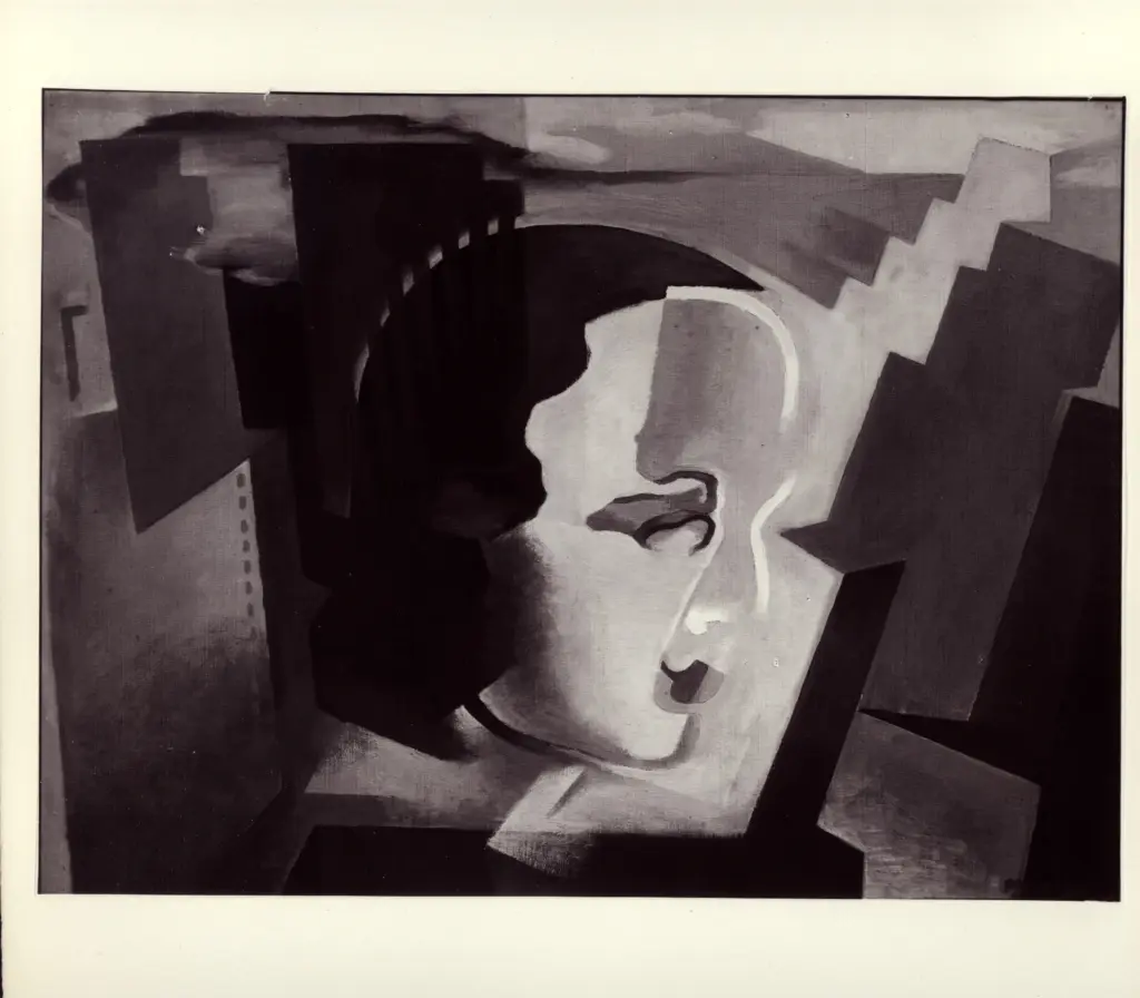 Anonimo , Prampolini, Enrico - sec. XX - Paesaggio femminile