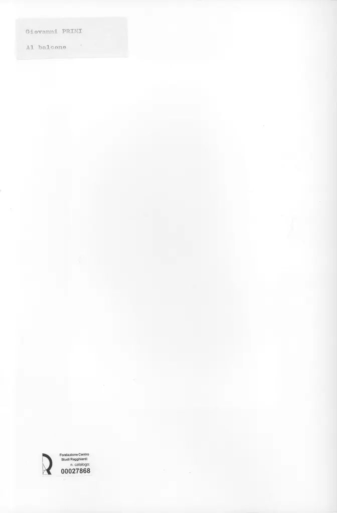 Anonimo, Anonimo , retro