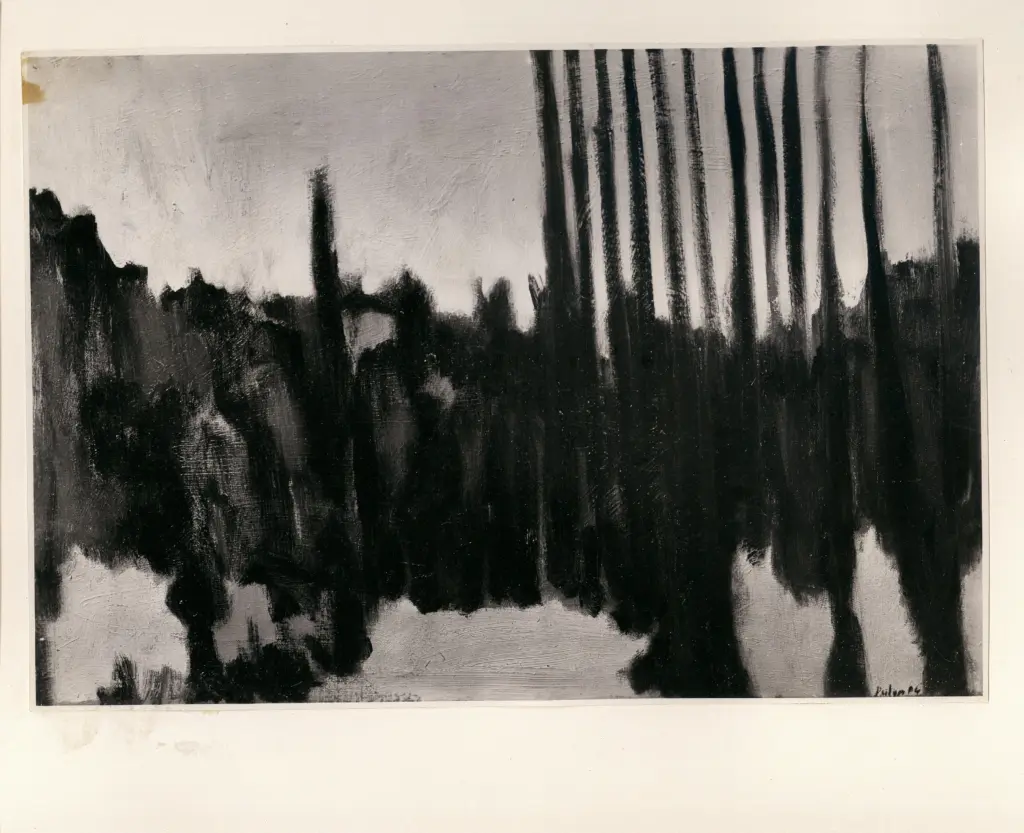 Anonimo , Pulga, Bruno - sec. XX - Paesaggio d'inverno , fronte