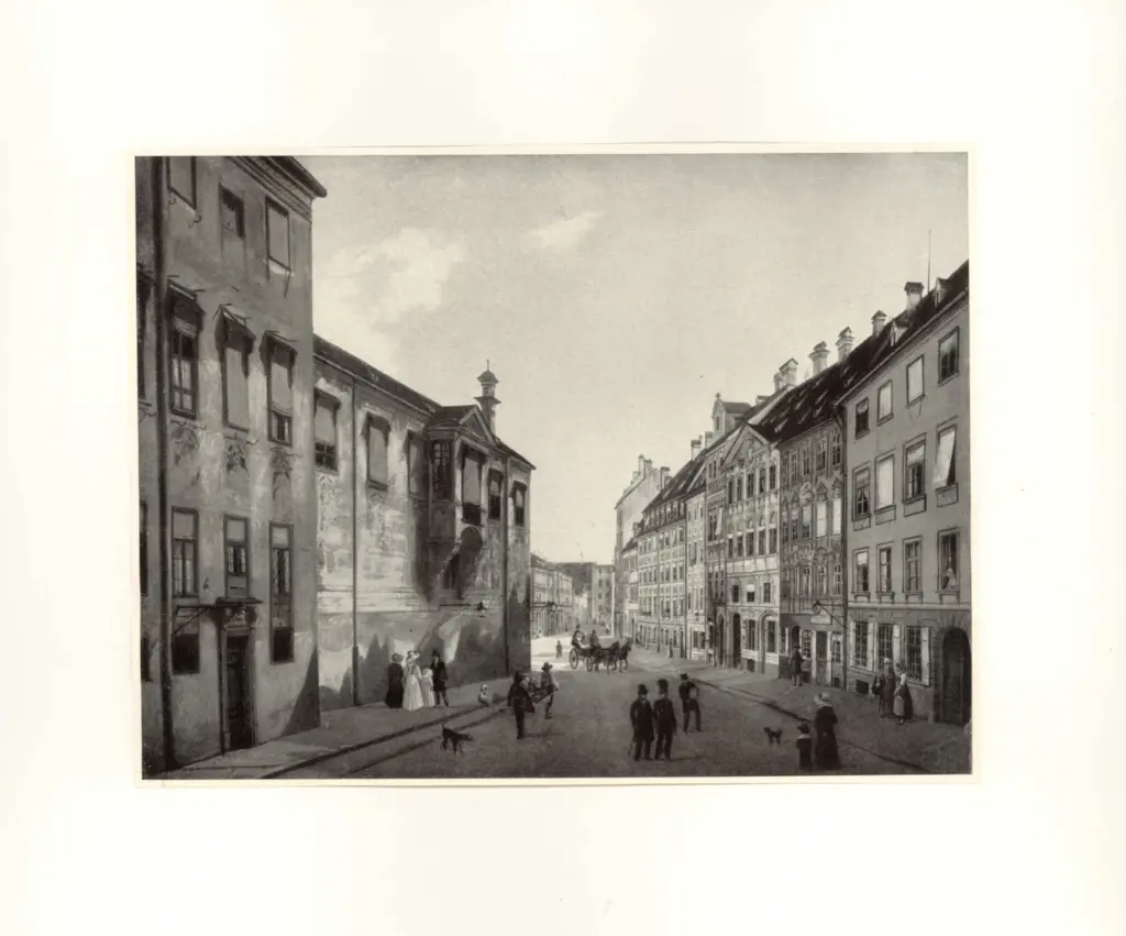 Quaglio, Domenico , Die Residenzstrasse in Munchen