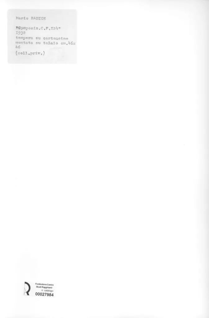 Anonimo, Anonimo , retro