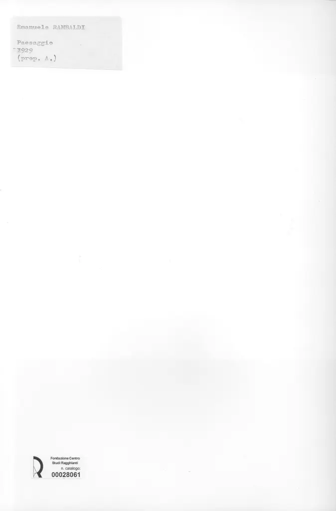 Anonimo, Anonimo , retro