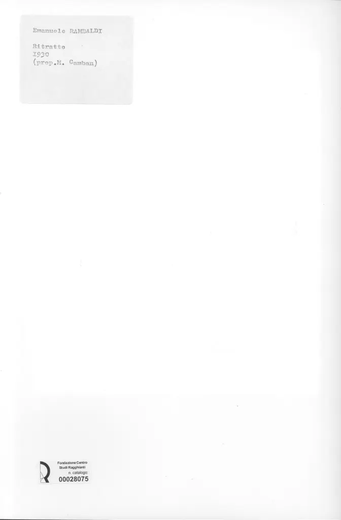 Anonimo, Anonimo , retro