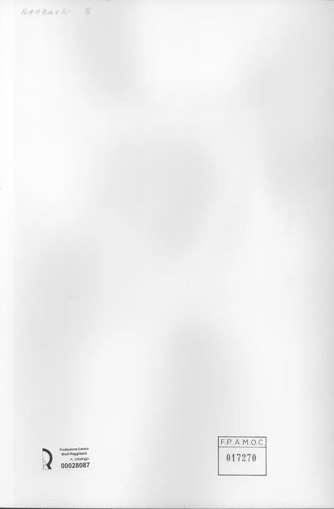 Anonimo, Anonimo , retro