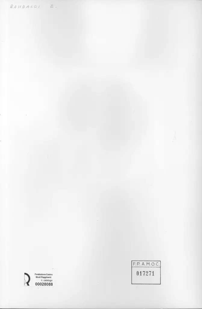 Anonimo, Anonimo , retro