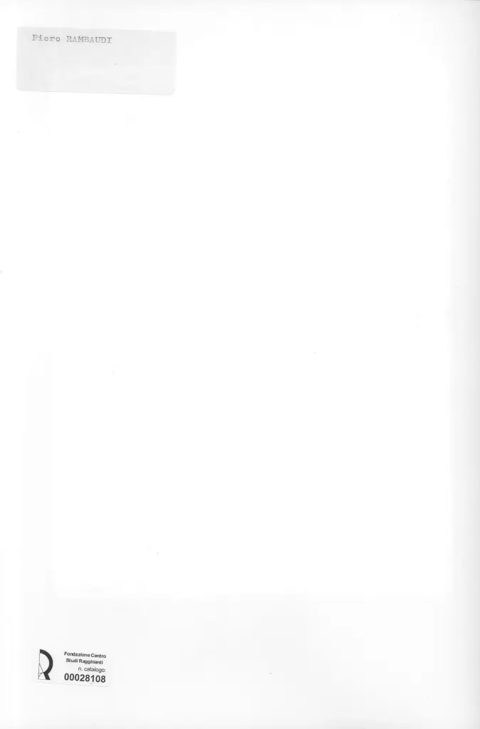 Anonimo, Anonimo , retro