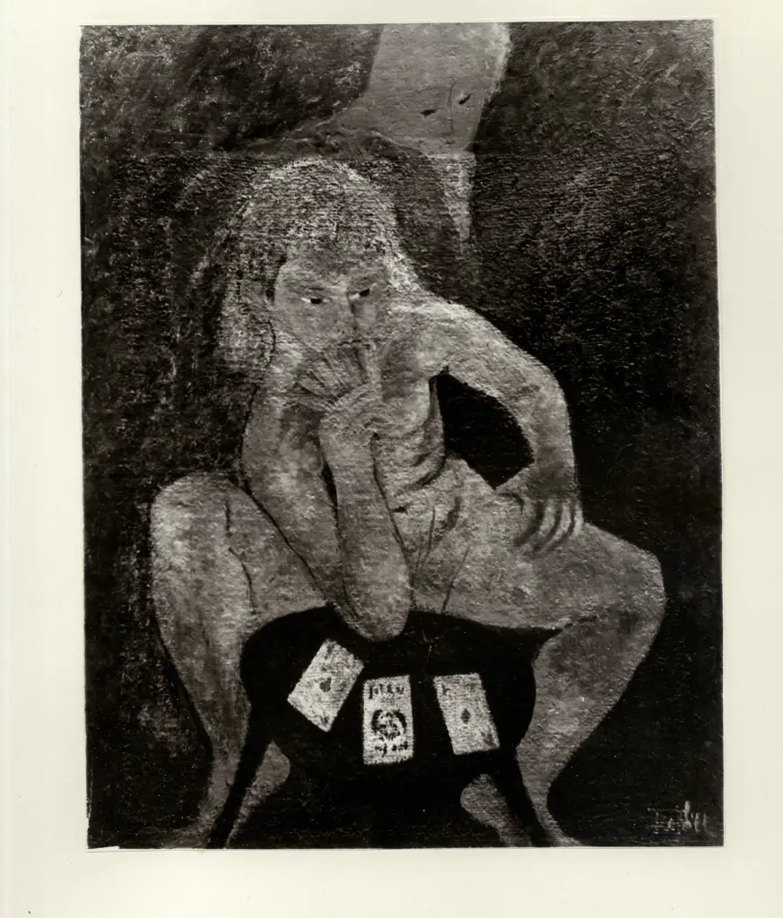 Giacomelli , Raphael Mafai, Antonietta - sec. XX - Gioco d'azzardo , fronte