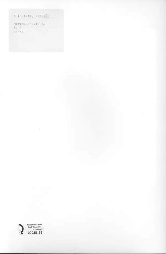 Anonimo, Anonimo , Raphael Mafai, Antonietta - sec. XX - , retro